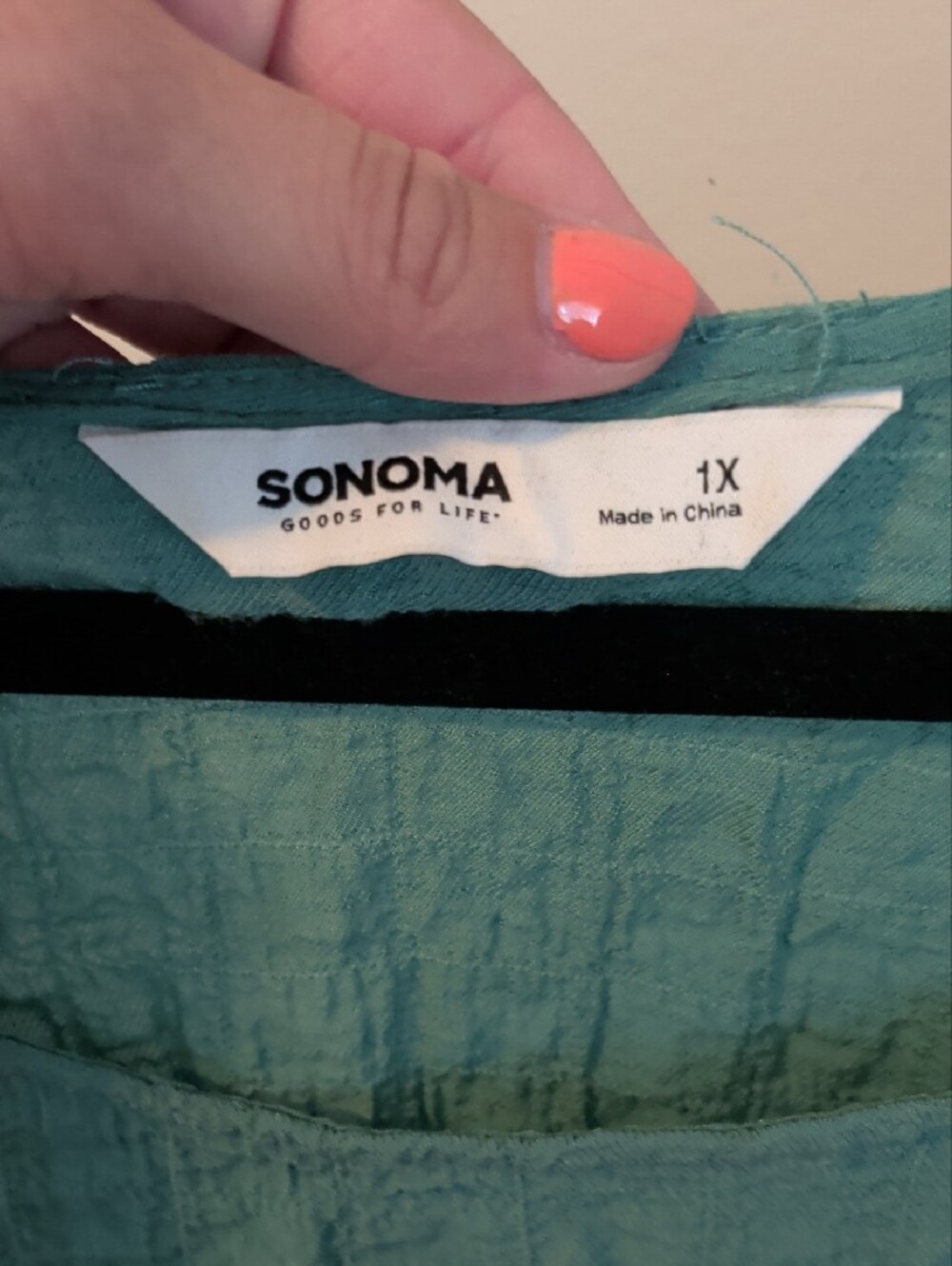 Sonoma Crinkled Teal Sleeveless Midi Dress - Ren Faire - Fairy - Picture 2 of 2